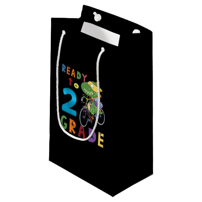 Back To School,2Th Grade Small Gift Bag (Front Angled)