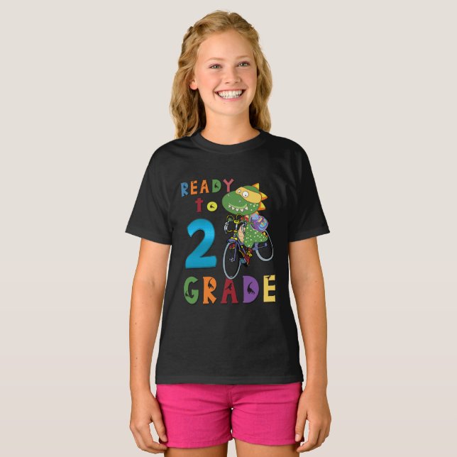 Back To School,2Th Grade T-Shirt (Front Full)