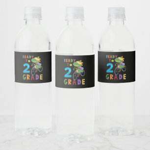 Back To School,2Th Grade Water Bottle Label