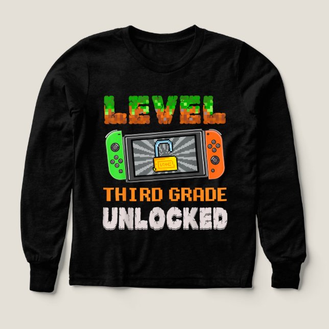 Back to School 3rd Grade Boys Gamer  (Design Front)