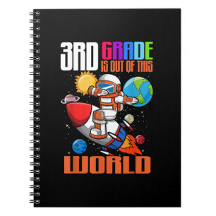 Back to School 3rd Grade Out of this World Space Notebook
