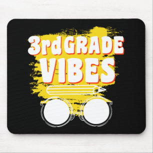 Back To School 3rd Grade Vibes Shirt First Day kid Mouse Pad