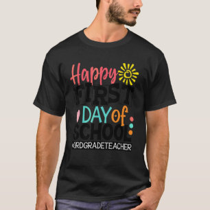 Back To School 3rd Third Grade Squad For Teachers T-Shirt