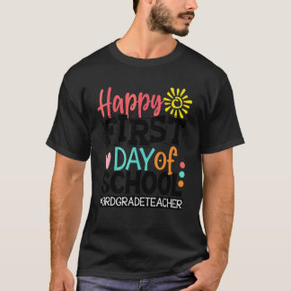 Back To School 3rd Third Grade Squad For Teachers T-Shirt