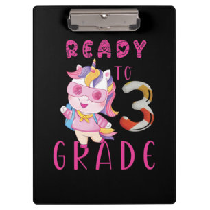 Back To School, 3Th Grade Clipboard