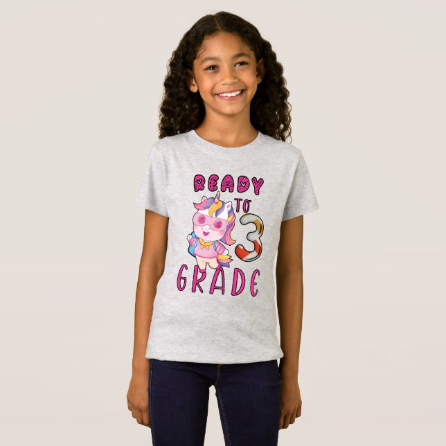 Back To School, 3Th Grade T-Shirt (Front Full)