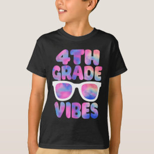 Back To School 4th Grade Vibes First Day Teacher  T-Shirt