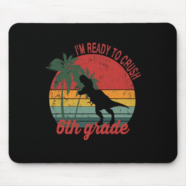 Back To School 6th Grade 1  Mouse Pad (Front)
