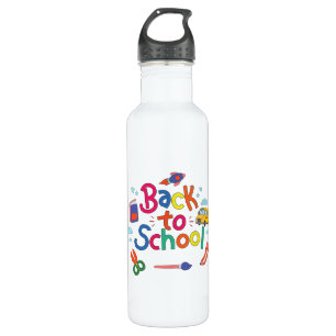 Back to school 710 ml water bottle