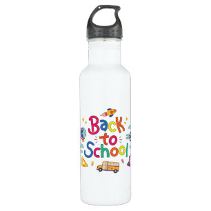 Back to school 710 ml water bottle