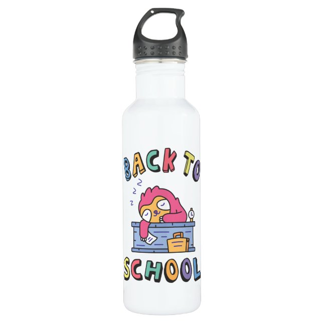 Back to school 710 ml water bottle (Front)
