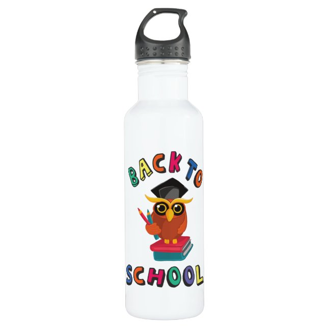 Back to school 710 ml water bottle (Front)