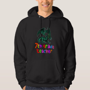 Back To School 7th Grade Teacher Dragon Lover Gam Hoodie