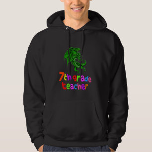 Back To School 7th Grade Teacher Epic Dragon Love Hoodie