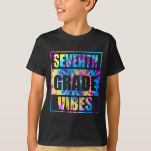 Back To School 7th Grade Vibes First Day Of School T-Shirt