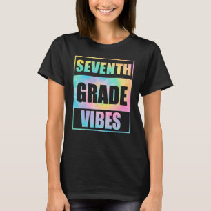 Back To School 7th Grade Vibes First Day Teacher T-Shirt