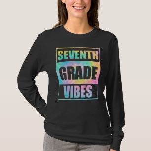 Back To School 7th Grade Vibes First Day Teacher T-Shirt