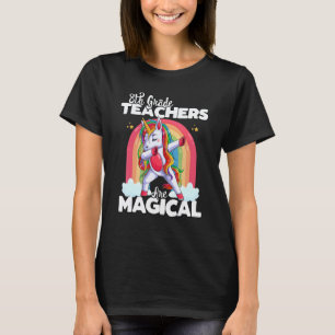 Back To School 8th Grade Teacher Unicorn Magical T T-Shirt