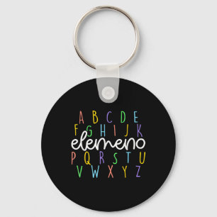 Back To School Abc Elemeno Kindergarten Teacher St Key Ring