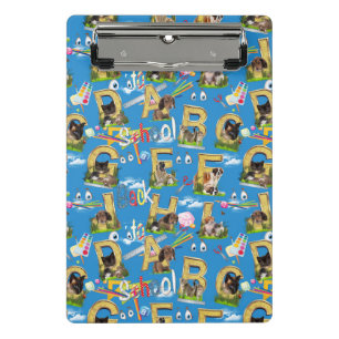 Back To School ABC Repeat Design Mini Clipboard