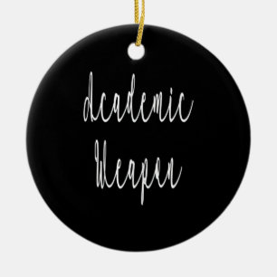 Back To School, Academic Weapon Inspirational Quot Ceramic Tree Decoration