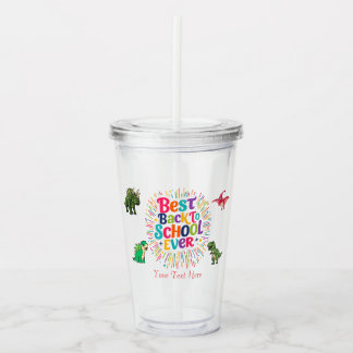 Back to School Acrylic Tumbler
