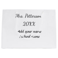Back to school add teacher name year school name