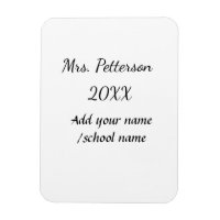 Back to school add teacher name year school name 