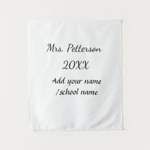 Back to school add teacher name year school name  tapestry
