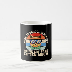 Back to School Already Kitten Me Cat Lover Gift Coffee Mug