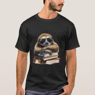 Back To School Animals Student Learning Sloth Love T-Shirt