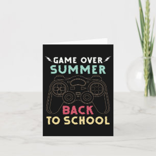 Back To School Apparel For Boys Card