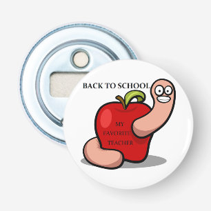 "BACK TO SCHOOL" APPLE BOTTLE OPENER