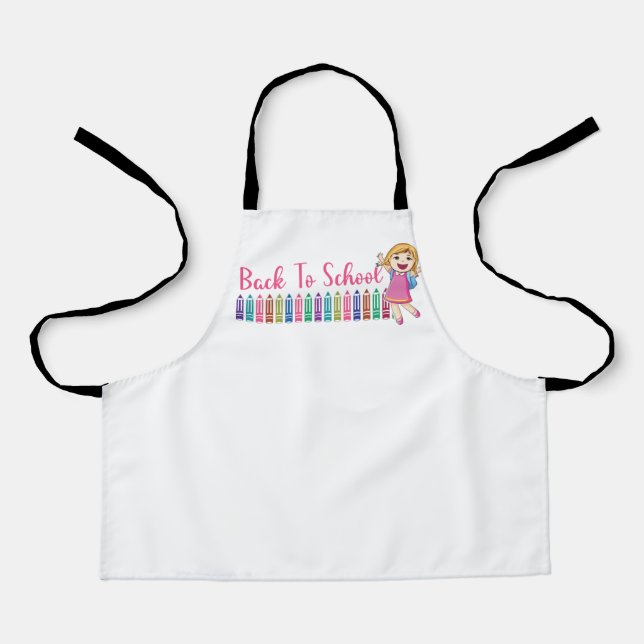 back to school apron (Front)