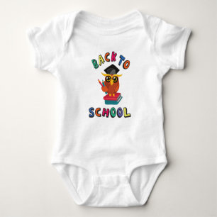 Back to school baby bodysuit