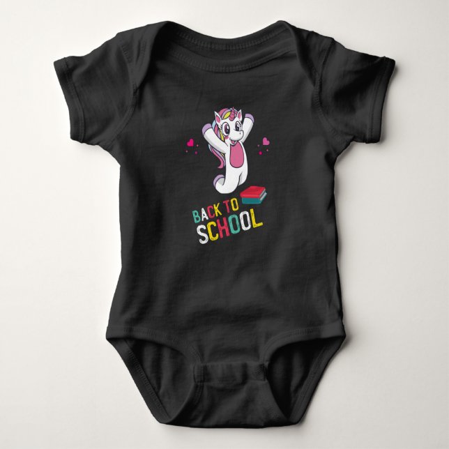 Back to school baby bodysuit (Front)