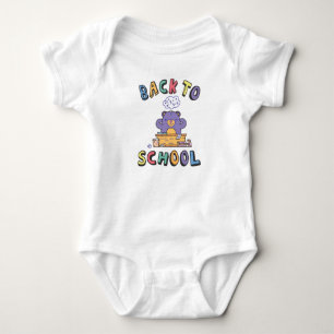 Back to school baby bodysuit