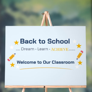 Back to School Banner Classroom Decor Teacher Bann