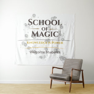 Back to School Banner Classroom Decor Teacher Bann Tapestry