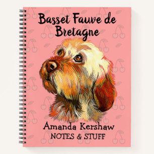 Back to school Basset Fauve de Bretagne Notebook