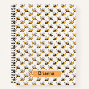 Back-to-school - Bee-Themed Spiral Notebook 
