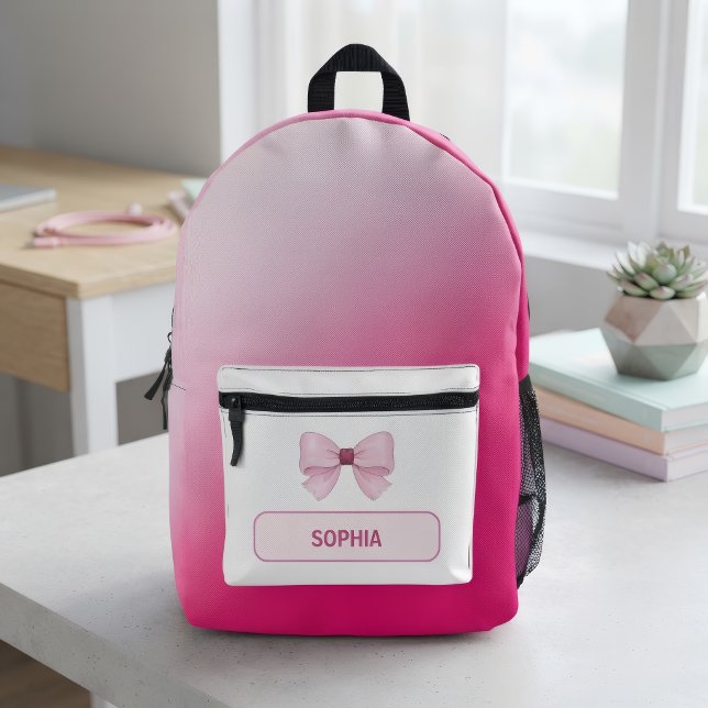 Back to School & Birthday Gift, Personalised  Printed Backpack (Creator Uploaded)