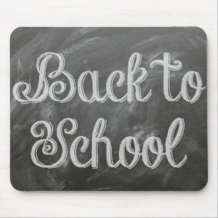 Back to School Blackboard Chalkboard Quote Mouse Pad
