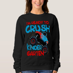 Back To School Boys First Day Of Kindergarten Mons Sweatshirt