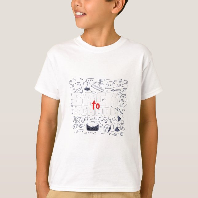 Back to School Boys First Day Tee (Front)