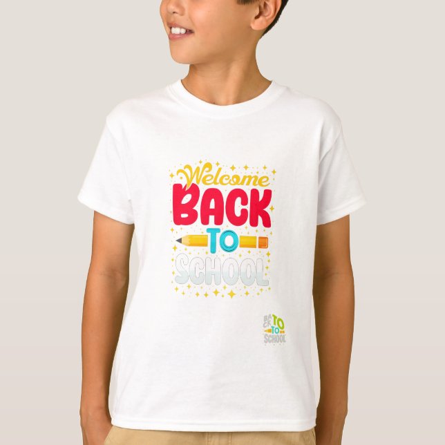 Back to School Boys First Day Tee (Front)
