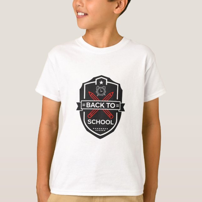 Back to School Boys First Day Tee (Front)