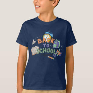 Back to School Boys T-Shirt Brave Smart Cool Kid