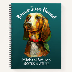 Back to school Bruno Jura Hound Notebook