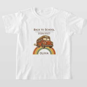 Back to School Bus Kids T-Shirt